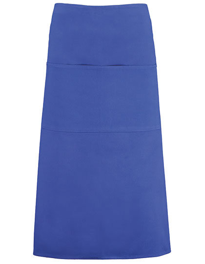 K514 Long Superwash® 60º Bar Apron Unisex 89 x 79 cm / Royal