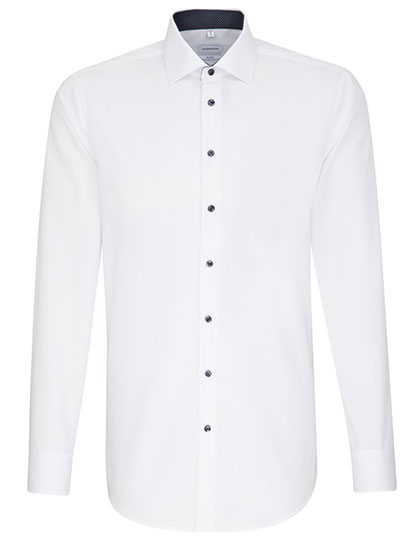 SN293690 Men´s Shirt Poplin Shaped Fit Long Sleeve 45 / White