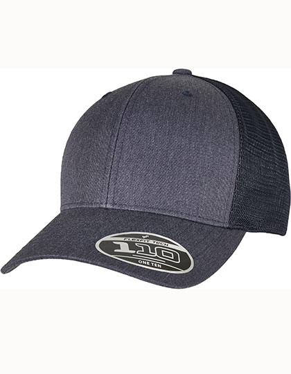 FX110PT 110 Flexfit Melange Trucker Cap One Size / Heather Navy