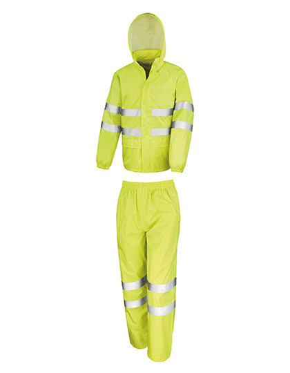 RT216 High Vis Waterproof Suit 3XL / Fluorescent Yellow