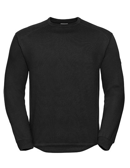 Z013 Adults' Heavy Duty Crew Neck Sweatshirt XS / Black