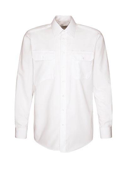 SN146760 Men´s Pilot Shirt Regular Longsleeve 38 / White