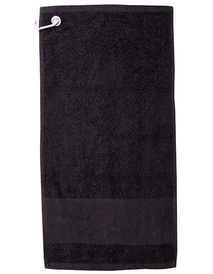 TC033 Printable Golf Towel 30 x 60 cm / Black