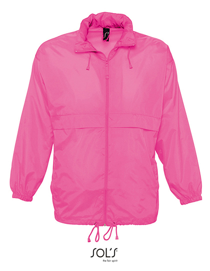 L889 Unisex Windbreaker Surf Jacket XS / Neon Pink
