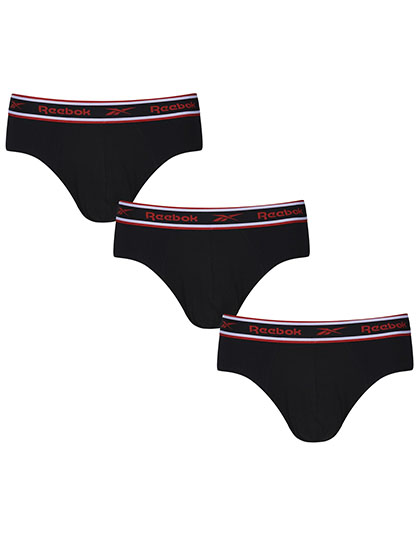 RBK8241 Men´s Brief - Chase (3 Pair Pack) XL / Black/Black/Black