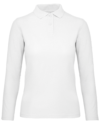 BCPWI13 Women´s Long Sleeve Polo ID.001 XS / White