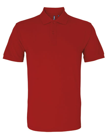 AQ010 Men´s Classic Fit Polo - Solids S / Cherry Red