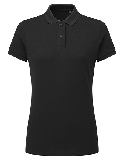 AQ022 Women´s Classic Fit Contrast Polo XS / Black/White