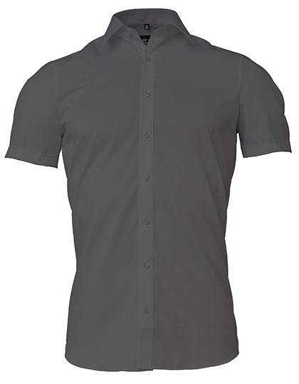 MV679912 Men´s Shirt Body Fit Short Sleeve 36 / Anthracite