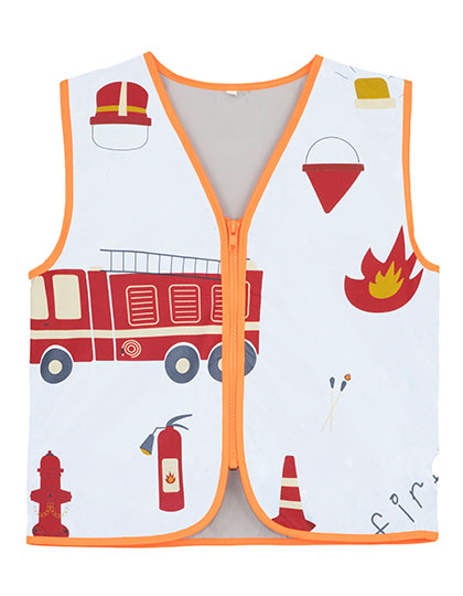 KX126K Children´s Functional Vest Rescue Rangers CO² Neutral XS (5-7 years) / Fire brigade