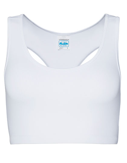 JC017 Women´s Cool Sports Crop Top XS / Arctic White