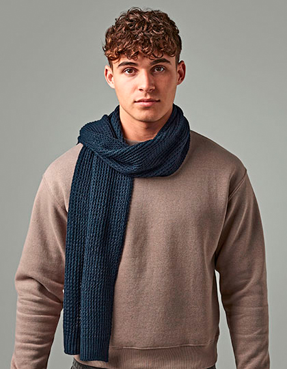CB424 Classic Waffle Knit Scarf