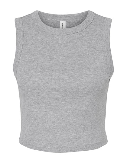 BL1013 Women´s Micro Rib Muscle Crop Tank XS / Athletic Heather