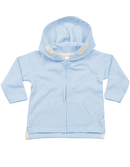 BZ32 Baby Zipped Hoodie 4-5 years / Dusty Blue