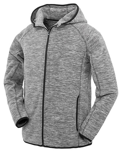 RT245M Men´s Microfleece Hoodi XL / Marl Grey/Black