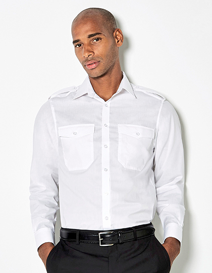 K134 Men´s Tailored Fit Pilot Shirt Long Sleeve