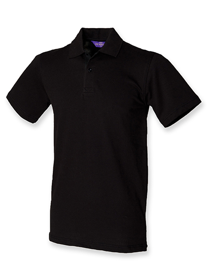 W305 Men´s Stretch Piqué Polo Shirt S / Black