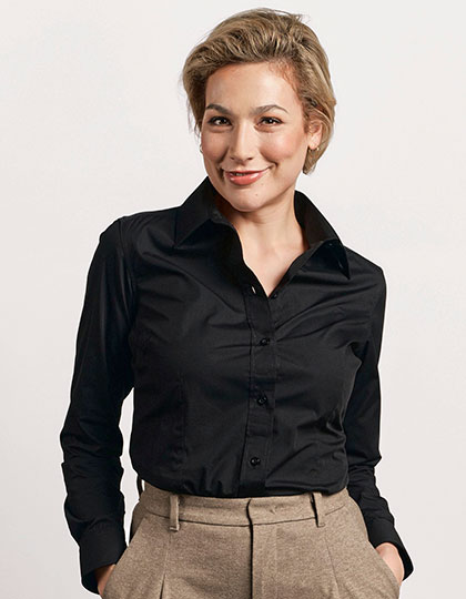 E6315 Women´s Poplin Shirt Long Sleeve