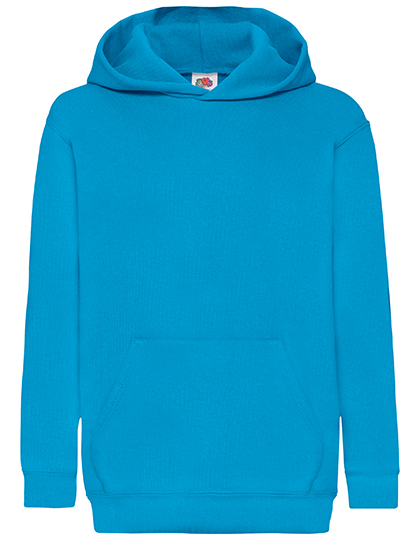 F421NK Kids´ Classic Hooded Sweat 116 / Azure Blue