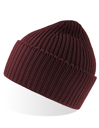 AT100 Oak Beanie One Size / Burgundy Melange