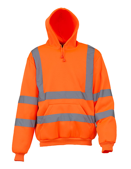 YK05 Hi-Vis Pull-Over Hoodie S / Hi-Vis Orange