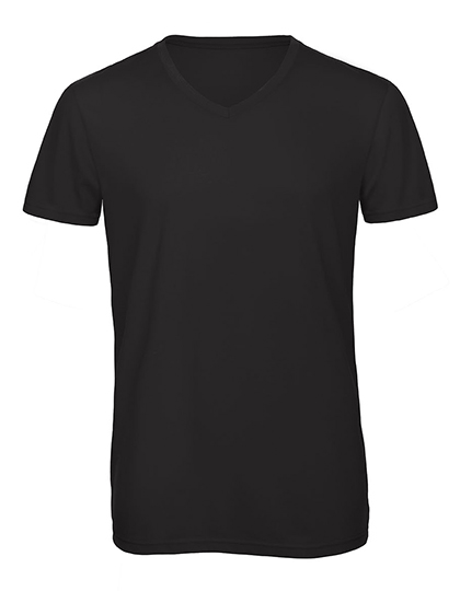 BCTM057 Men´s V-Neck Triblend T-Shirt S / Black