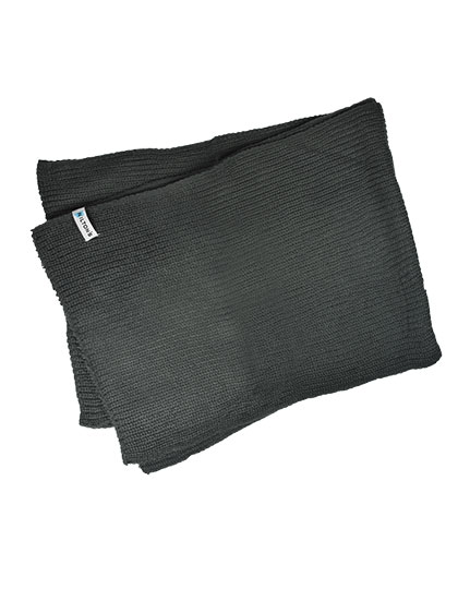 C1486 Knitted Scarf 160 x 25 cm / Dark Grey