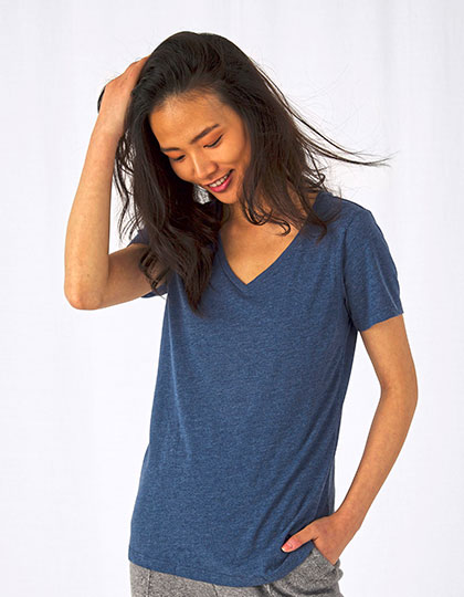 BCTW058 Women´s V-Neck Triblend T-Shirt