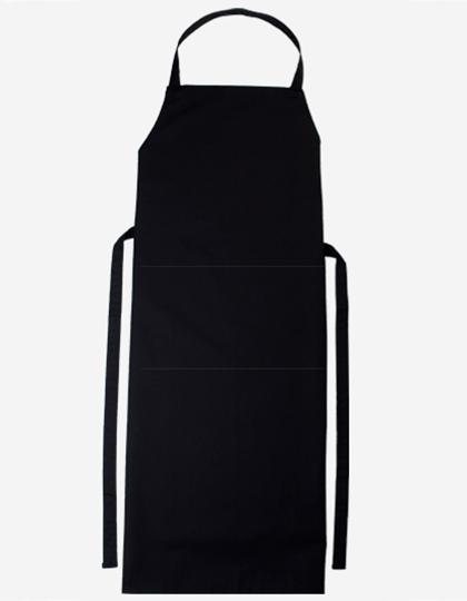 CGW1146 Bib Apron Verona Classic Bag 90 x 75 cm 90 x 75 cm / Black