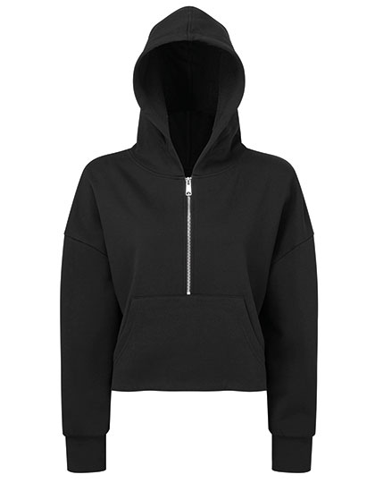 TR077 Women´s Half Zip Hoodie XXS / Black