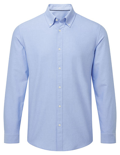 AQ039 Men´s Cotton Long Sleeve Oxford Shirt S / Light Blue
