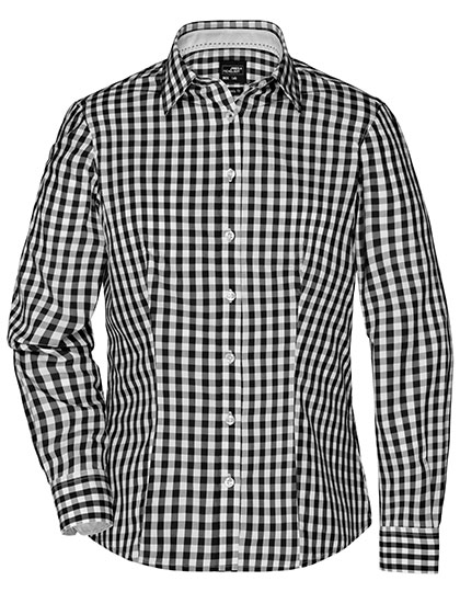 JN616 Ladies´ Checked Blouse