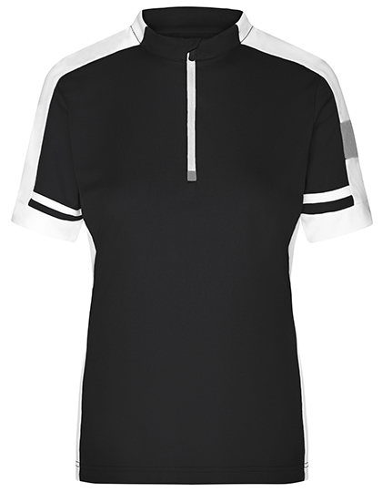 JN451 Ladies´ Bike-T Half Zip S / Black