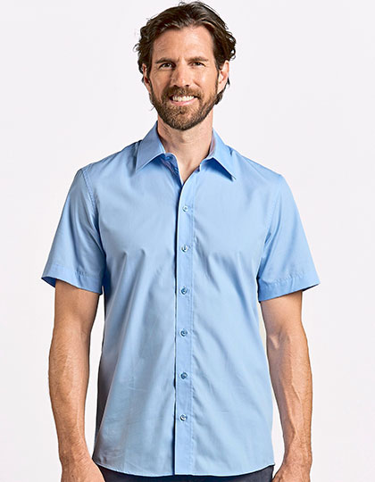 E6300 Men´s Poplin Shirt Short Sleeve