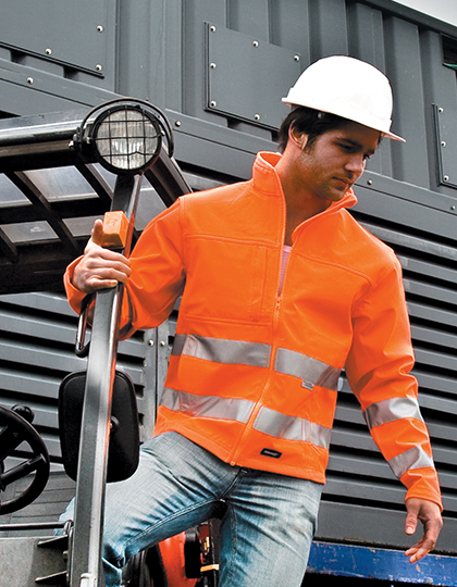 RT117 High Vis Soft Shell Jacket