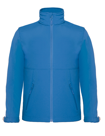 BCJK969 Kids´ Hooded Softshell Jacket 5/6 (110/116) / Azure