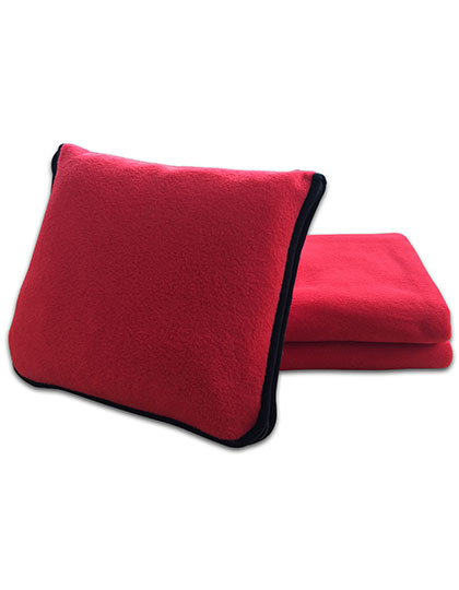 NT1519 Decken- Kissen-Set 2 in 1 175 x 120 cm / Red
