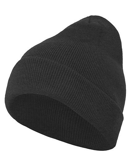 BY001 Heavy Knit Beanie One Size / Charcoal (Heather)