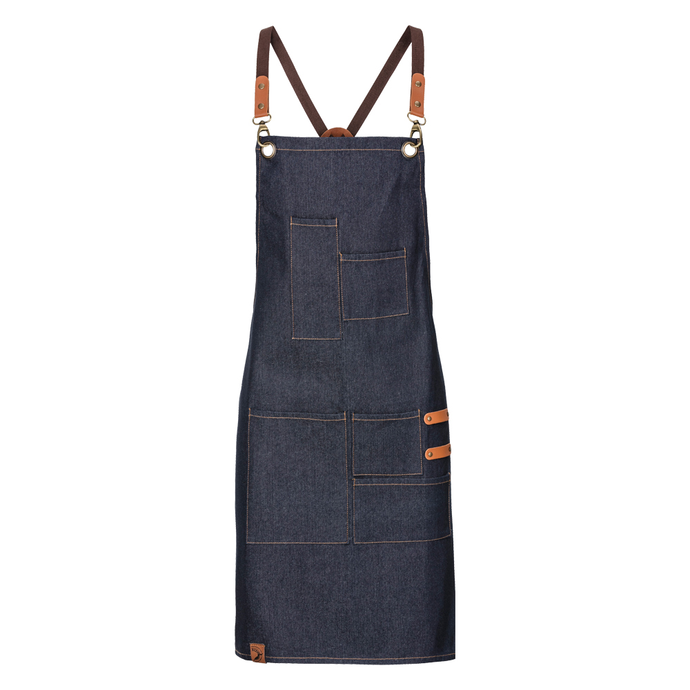 EX284 Kinderlatzschürze Denim 60 x 45 cm / Navy