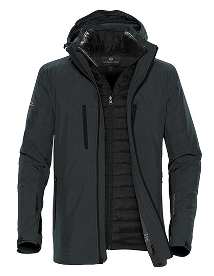 ST128 Men´s Matrix System Jacket 5XL / Charcoal/Black