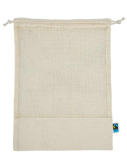 XT1100 Fairtrade Cotton Mesh Bag 30 x 40 cm / Natural