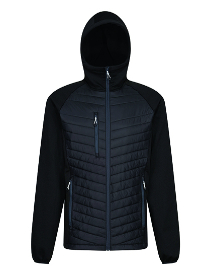 RG0549 Navigate Hybrid Jacket S / Black/Seal Grey