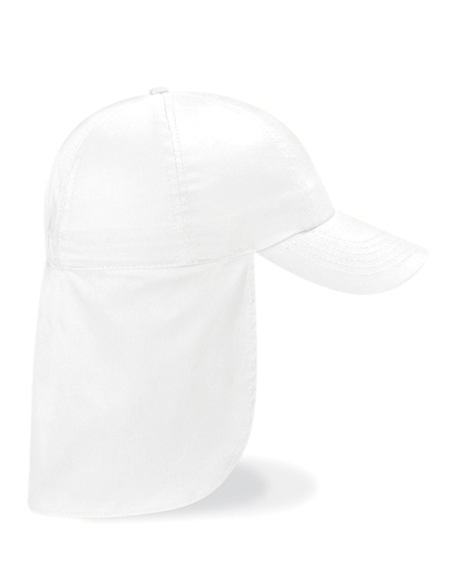 CB11b Junior Legionnaire Style Cap One Size / White