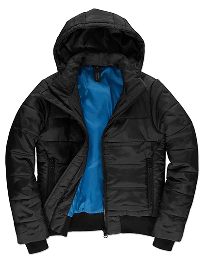 BCJW941 Women´s Jacket Superhood XS / Black/Cobalt Blue