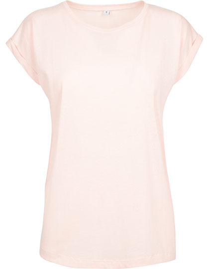 BY021 Ladies´ Extended Shoulder Tee XS / Pink