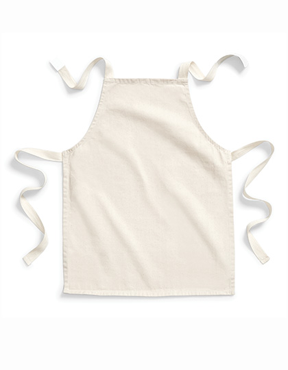 WM362 Fairtrade Cotton Junior Craft Apron 45 x 60 cm / Natural