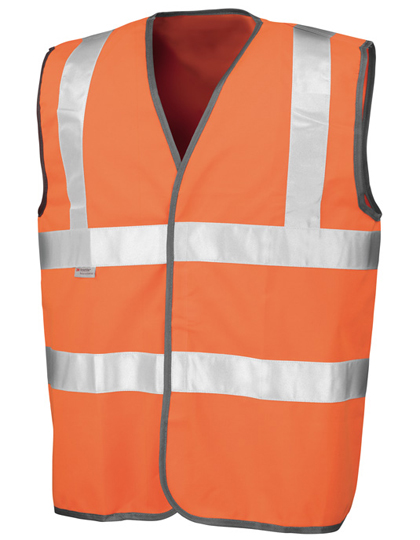RT21A Safety Hi-Vis Vest Using 3M™ 3XL / Fluorescent Orange
