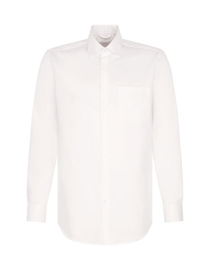 SN143510 Men´s Shirt Regular Fit Fine Twill Longsleeve 38 / White
