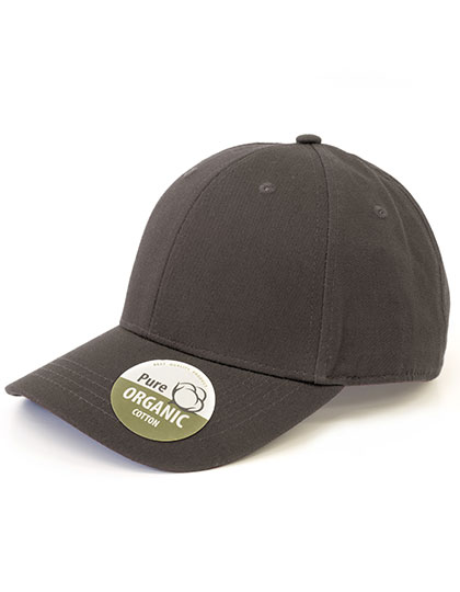 BW7017 Organic Cotton Cap One Size / Charcoal