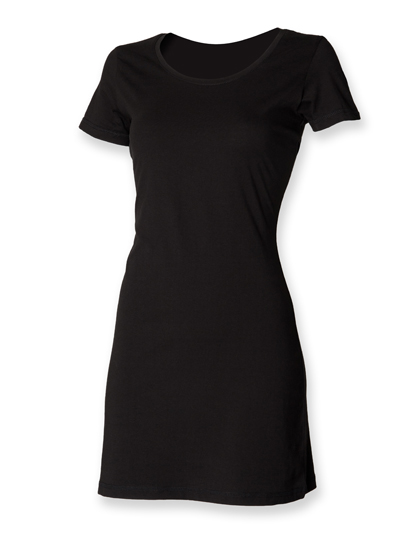SF257 Women´s T-Shirt Dress L / Black